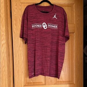 Jordan Maroon Heather OU 'Boomer Sooner' Tee